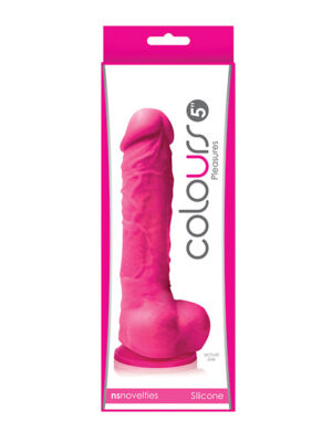 Colours Pleasures 5" Dildo w/Suction Cup - Pink