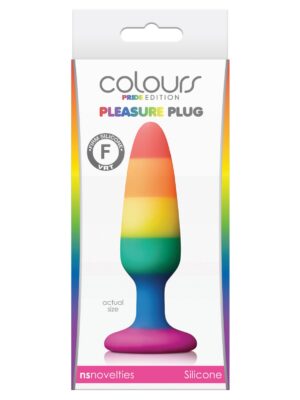 Colours Pride Edition Pleasure Plug Small - Rainbow