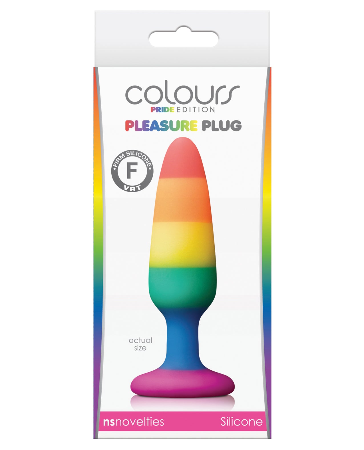 Colours Pride Edition Pleasure Plug Small – Rainbow