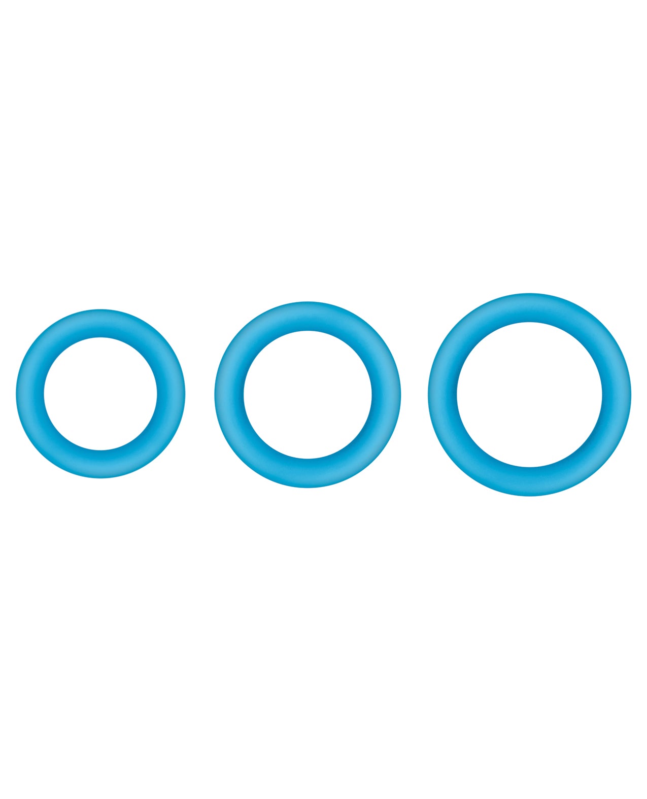 Firefly Halo Small Cockring - Blue - Image 8