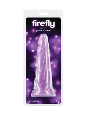 Firefly Siren Glow in the Dark Dildo - Purple
