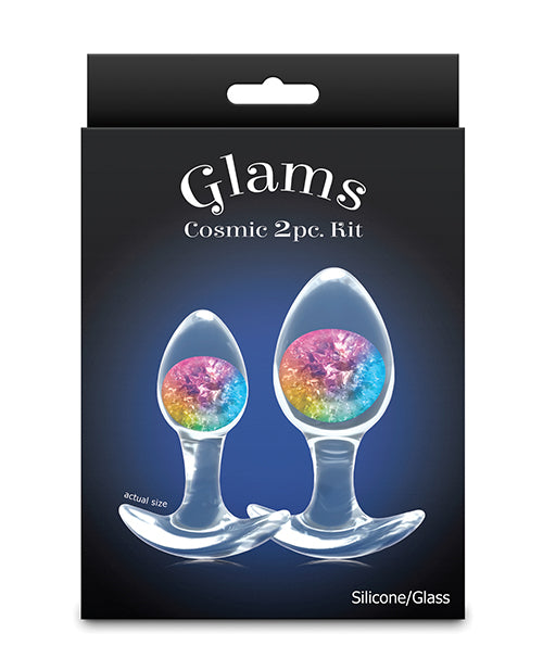 Cosmic Glams 2 pc Plug Kit – Rainbow