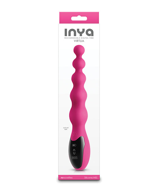INYA Virtua Digital Beaded Anal Vibrator – Pink