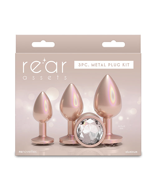 Rear Assets 3 pc Trainer Kit w/Clear Gem – Iridescent Champagne