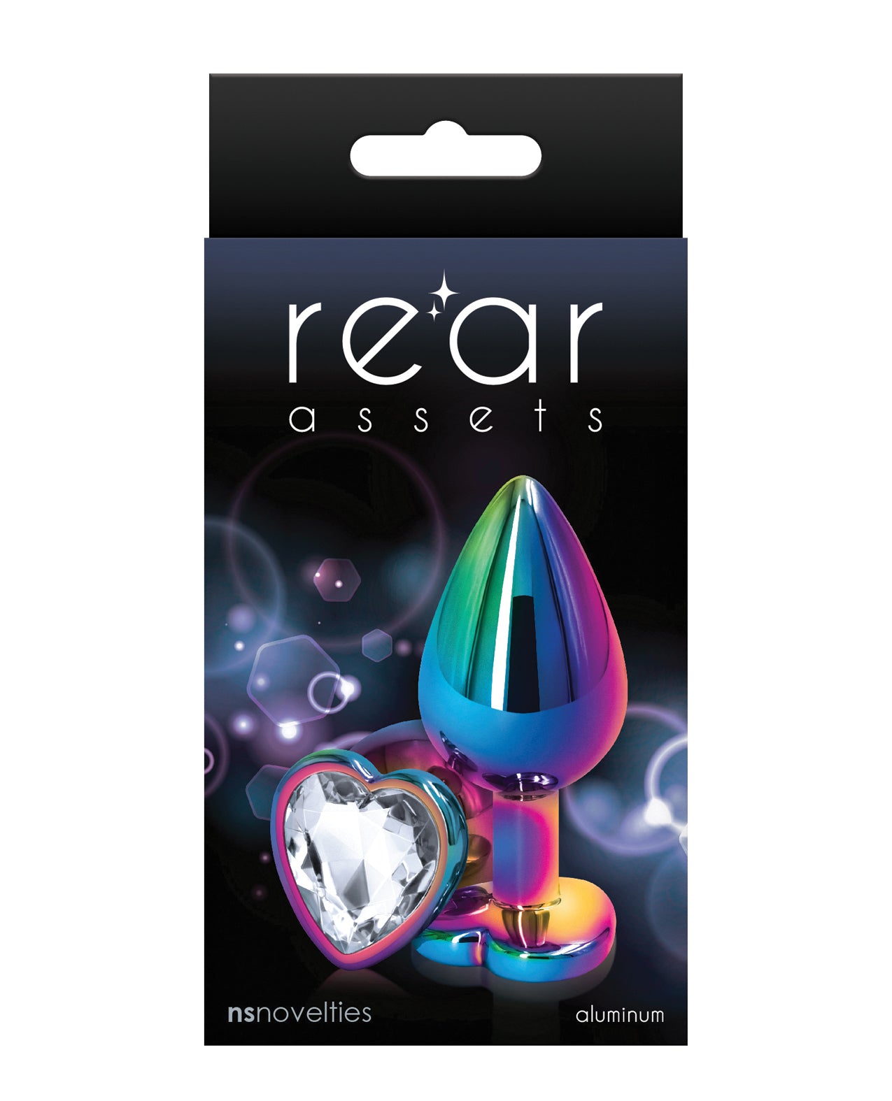 Rear Assets Multicolor Heart Medium – Clear
