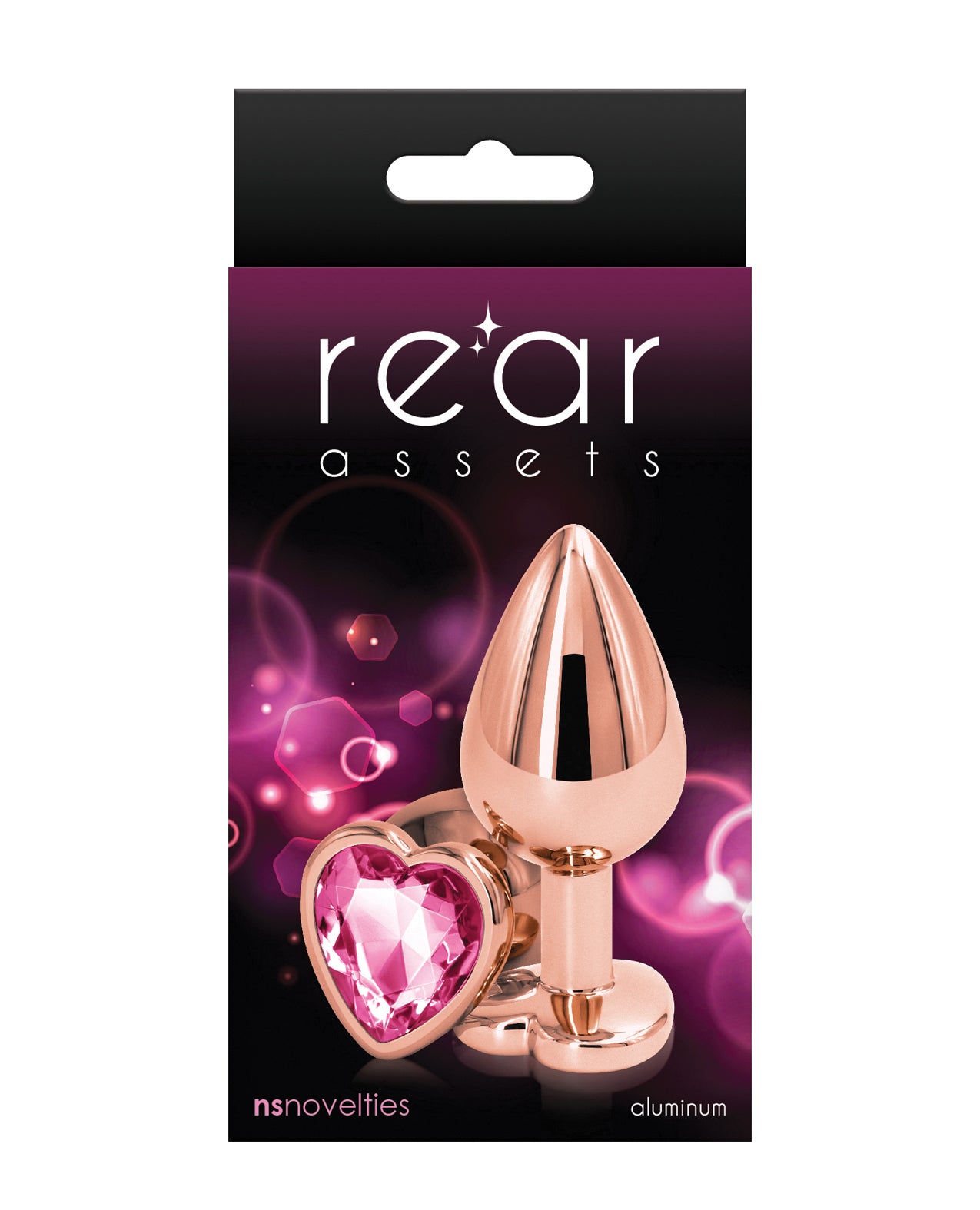 Rear Assets Rose Gold Heart Medium - Pink - Image 3
