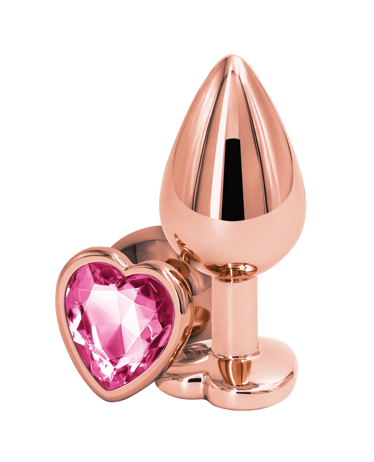 Rear Assets Rose Gold Heart Medium - Pink - Image 4