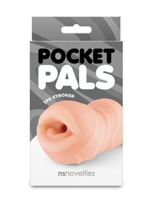 Pocket Pals Mouth Stroker - Tan