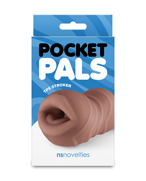 Pocket Pals Mouth Stroker – Brown