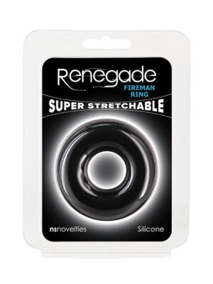 Renegade Fireman Cock Ring - Large Black