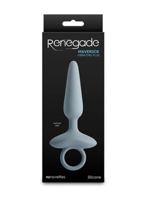 Renegade Maverick Vibrating Anal Plug - Gray