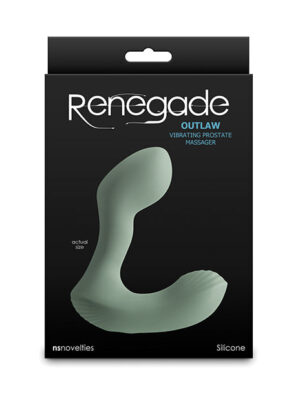 Renegade Outlaw Vibrating Prostate Massager - Sage