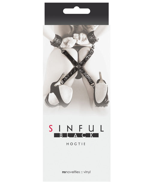 Sinful Hogtie – Black