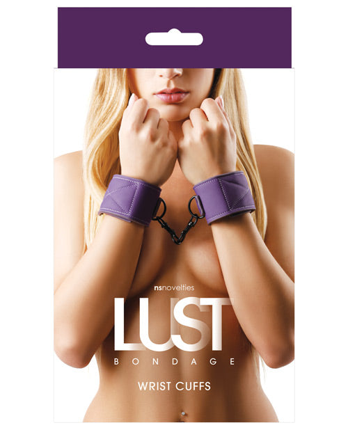 Lust Bondage Wrist Cuffs – Purple