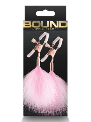 Bound F1 Nipple Clamps - Pink