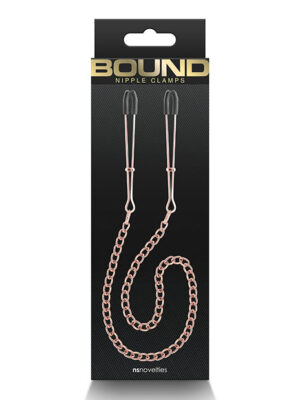 Bound DC3 Nipple Clamps - Rose Gold