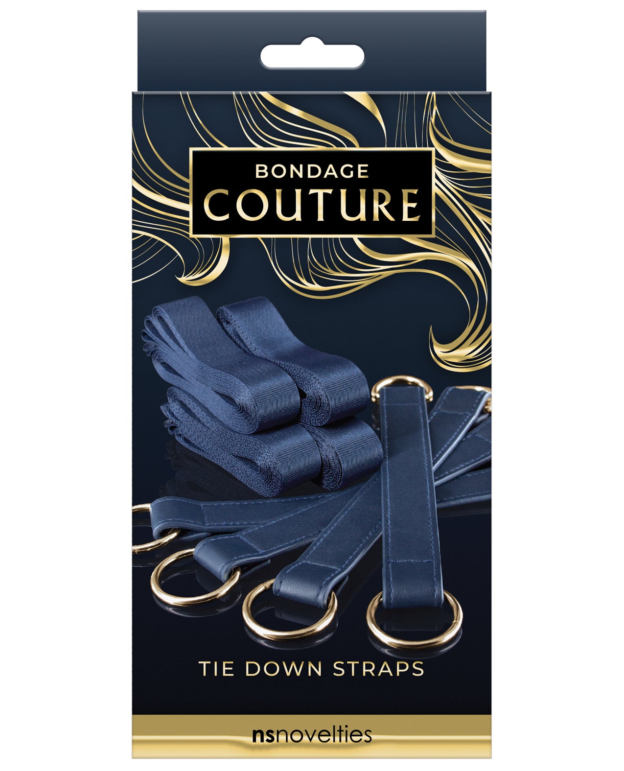 Bondage Couture Tie Down Straps - Blue - Image 6