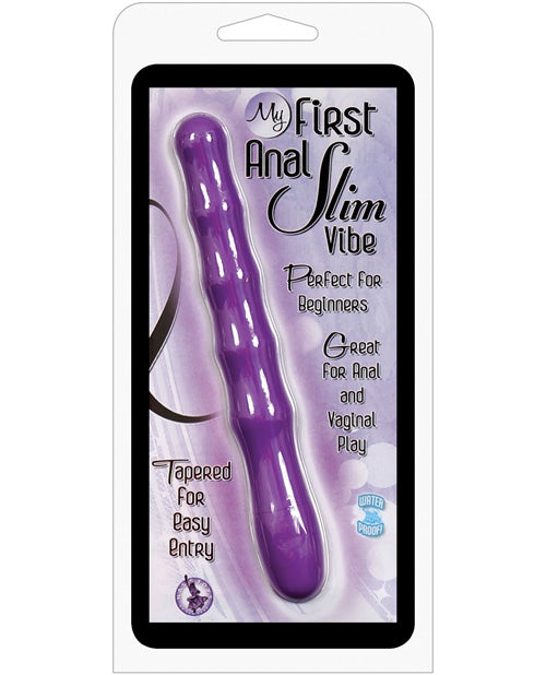 My 1st Anal Slim Vibe – Purple