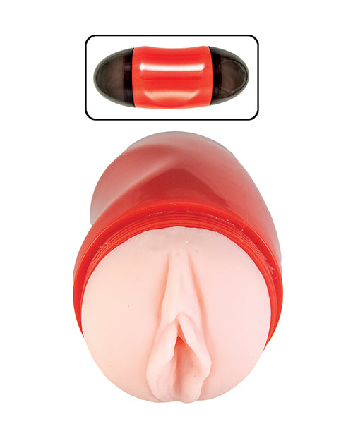 Delite Two Ways Mouth & Vagina Masturbator - White - Image 3