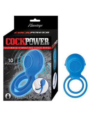 Cockpower Ultimate Vibrating Cock Ring - Blue