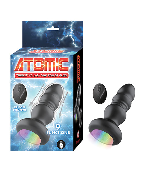 Atomic Thrusting Light-Up Power Plug – Black