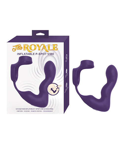 The Royale Inflatable P-Spot Vibe – Purple