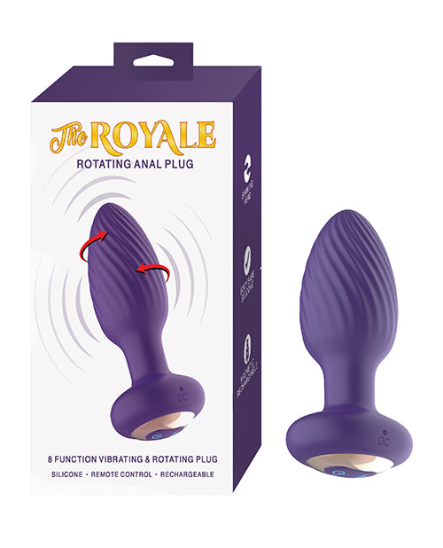 The Royale Rotating Anal Plug – Purple