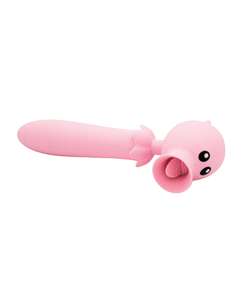 Natalie's Toy Box Lick n' Stick Clit Flicker & G-Spot Vibe - Pink - Image 9