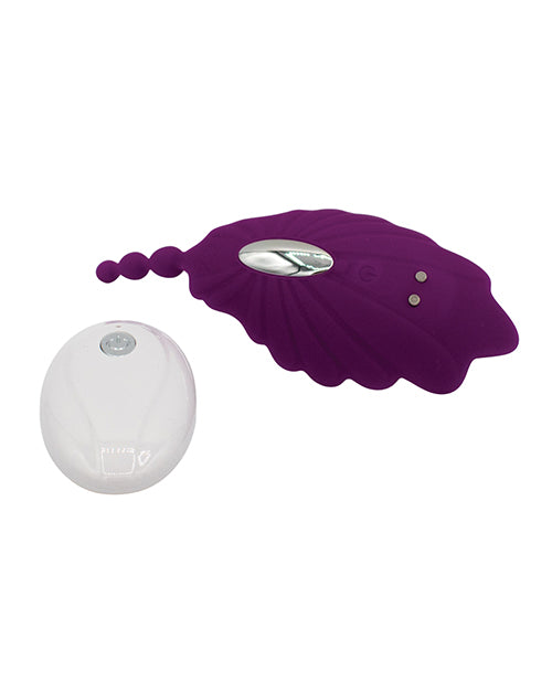 Natalie’s Toy Box Shell Yeah! Remote Controlled Wearable Panty Vibrator – Purple