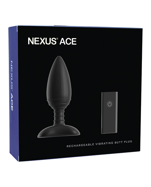 Nexus Ace Remote Control Butt Plug Large - Black - Image 5