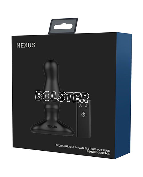 Nexus Bolster Butt Plug w/Inflatable Tip – Black