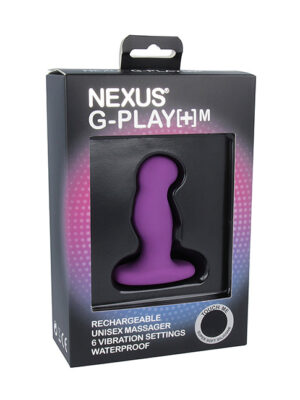 Nexus GPLAYMED Unisex Rechargeable Vibrator - Purple