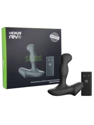 Nexus Revo Slim Rotating Prostate Massager - Black