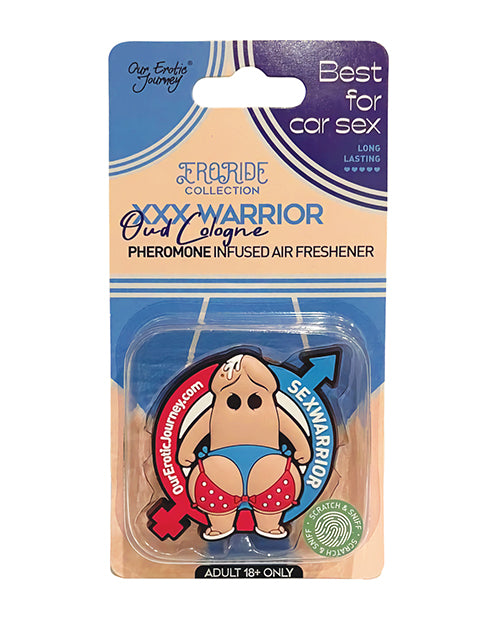 EroRide XXX Warrior Pheromone Infused Air Freshener – Oud Cologne