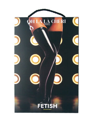 FETISH Vinyl Thigh Highs Black XL