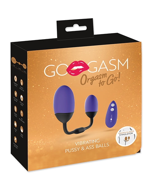 GoGasm Vibrating Pussy & Ass Balls – Purple