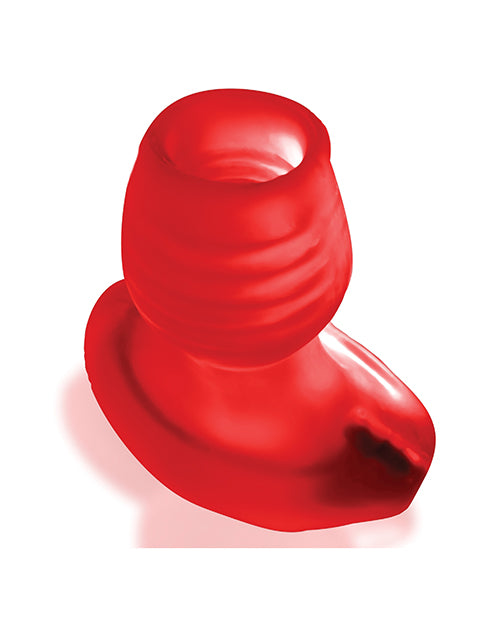 Oxballs Glowhole 1 Hollow Buttplug w/LED Insert Small – Red Morph