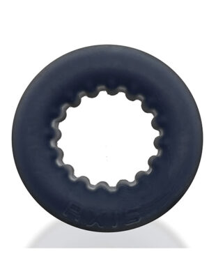 Oxballs Axis Rib Griphold Cockring - Black Ice