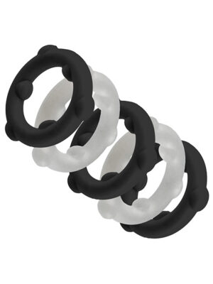 Oxballs Gearheads 5 Pack Spinner Rings - Black/Vapor