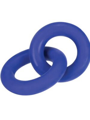 Hunky Junk Duo Linked Cock & Ball Rings - Cobalt