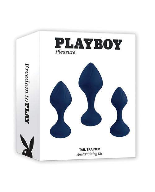 Playboy Pleasure Tail Trainer Anal Training Kit - Navy - Image 6