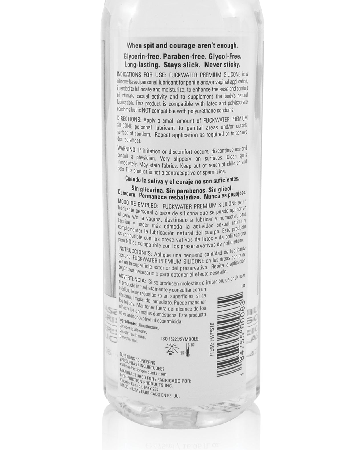 Fuck Water Premium Silicone - 16 oz - Image 4