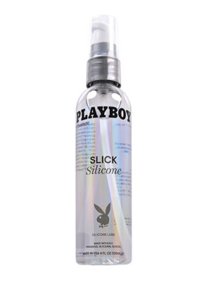 Playboy Pleasure Slick Silicone Lubricant - 4 oz