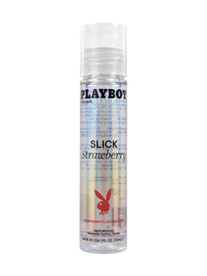 Playboy Pleasure Slick Lubricant - 1 oz Strawberry