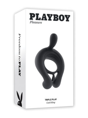 Playboy Pleasure Triple Play Cock Ring - 2 AM