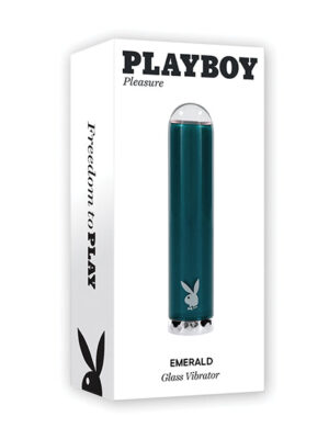 Playboy Pleasure Emerald Bullet Vibrator - Deep Teal