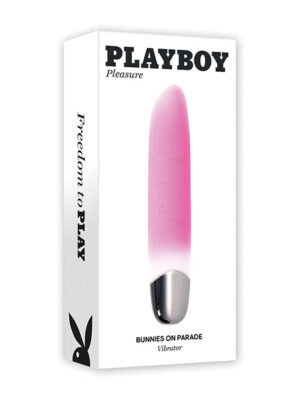 Playboy Pleasure Bunnies on Parade Bullet Vibe - Pink/White