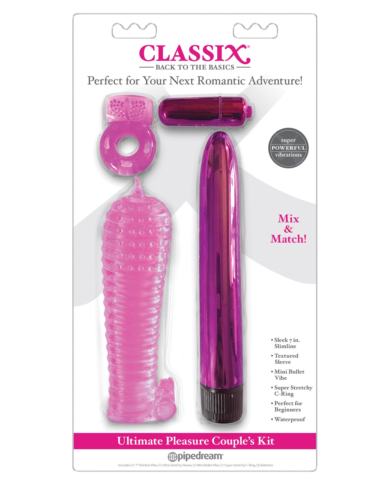 Classix Ultimate Pleasure Couples Kit – Pink