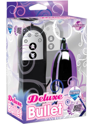 Deluxe Bullet Waterproof Vibe - Mutli-speed Purple