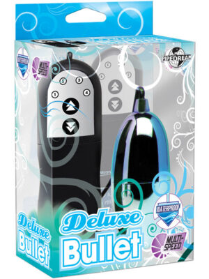 Deluxe Bullet Waterproof Vibe - Mutli-speed Blue